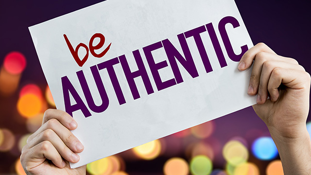 be an authentic brand