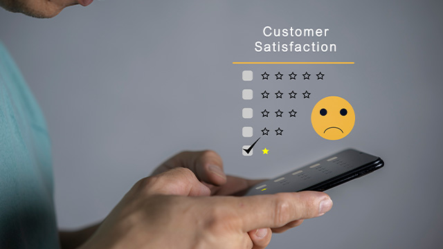 Dissatisfied Customer Experience - a bad reputation for the brand